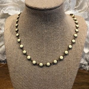 19” Vintage flat enamel necklace. Brand new.